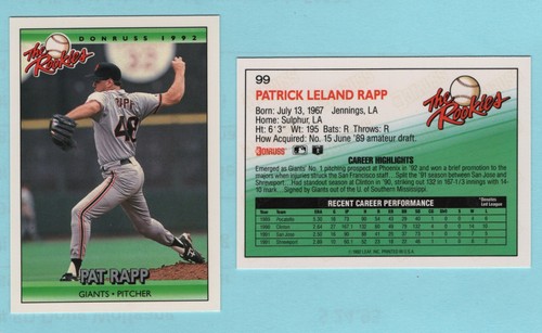 1992 donruss the rookies - 1992,