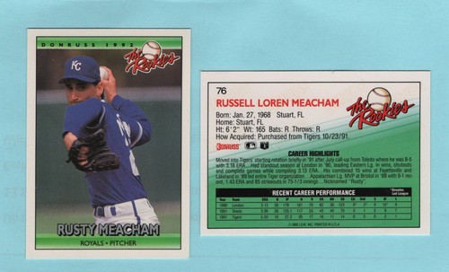 1992 donruss the rookies 76 - donruss, #76