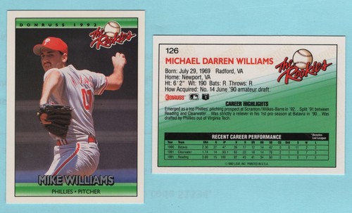 1992 donruss the rookies - donruss, 126